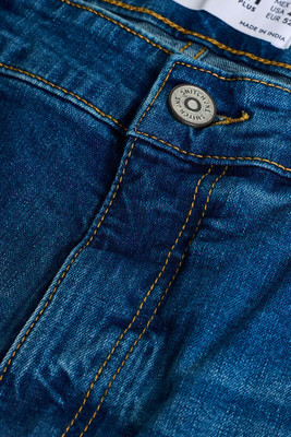 Snitch Snitch Plus Size Slim Men Blue Jeans