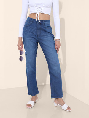 Freehand Straight Fit Women Blue Jeans