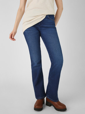Wrangler Boot-Leg Women Blue Jeans