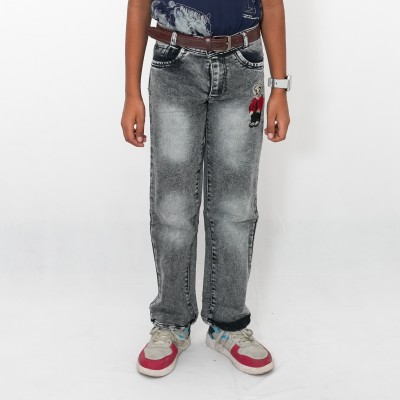 Mamtaraj Regular Boys Grey Jeans