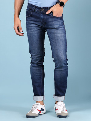 V-MART Slim Men Dark Blue Jeans