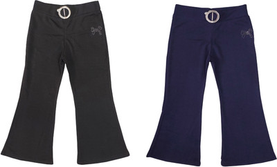 100LUCK Flared Girls Multicolor Jeans(Pack of 2)