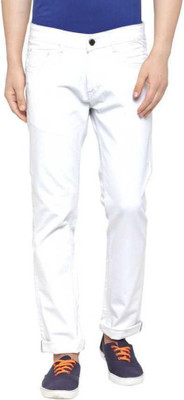 LUMINOIRE Regular Men White Jeans