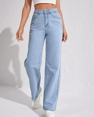 Star4well Straight Fit Women Light Blue Jeans