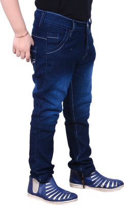 GUCHU Slim Boys Blue Jeans