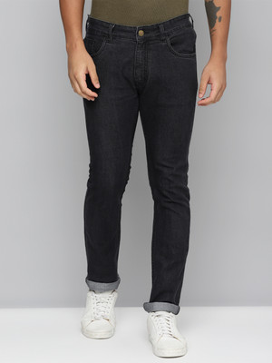 Allen Cooper Regular Men Black Jeans