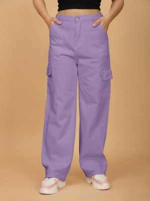 UDANI ENTERPRISES Regular Women Purple Jeans