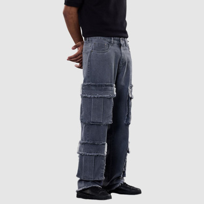Snitch Loose Fit Men Blue Jeans