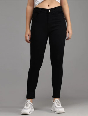 MTCFASHIONPOINT Super Skinny Women Black Jeans