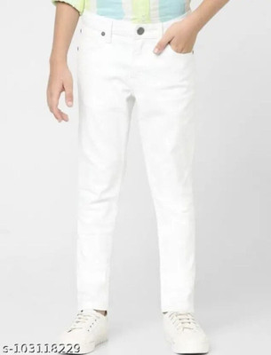 PE GENZ TRENDS Boyfriend Men White Jeans