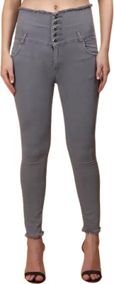 the beige town Skinny Women Grey Jeans