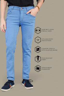 Lzard Regular Men Light Blue Jeans