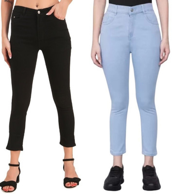 STYLONES Slim Women Dark Blue Jeans(Pack of 2)