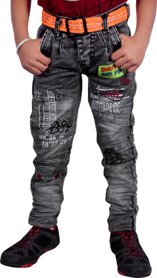 Kavita Fasion Regular Boys Grey Jeans