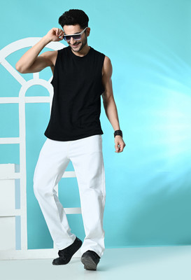 METRONAUT Loose Fit Men White Jeans