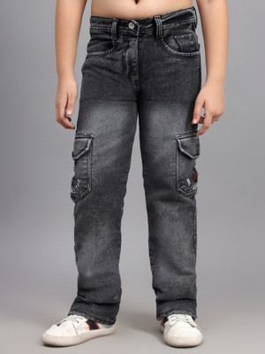 High Fame Regular Boys Black Jeans