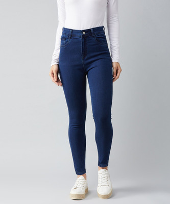 DOLCE CRUDO Skinny Women Dark Blue Jeans