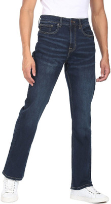 FLYING MACHINE Boot-Leg Men Blue Jeans