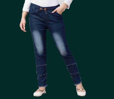 JM JAKMY FASHION Jogger Fit Women Dark Blue Jeans