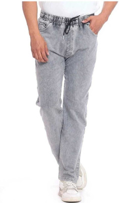 Vastriq Jogger Fit Men & Women Grey Jeans