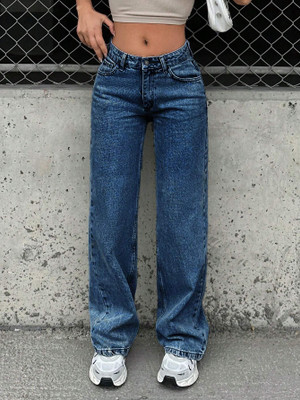Glossia Straight Fit Women Blue Jeans
