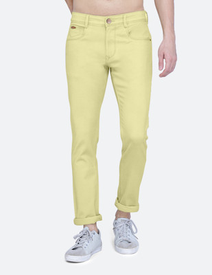 AWACK Slim Men Beige Jeans