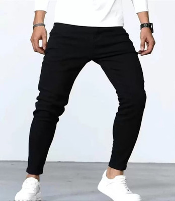Maahhit Slim Men Black Jeans