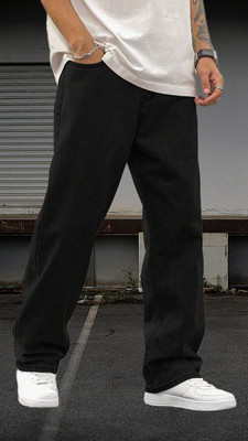 INDIVANE Relaxed Fit Men Black Jeans