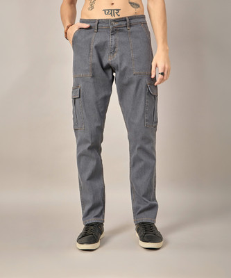 STUDIO NEXX Loose Fit Men Grey Jeans