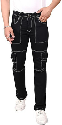 JOUJOU Regular Men Black Jeans
