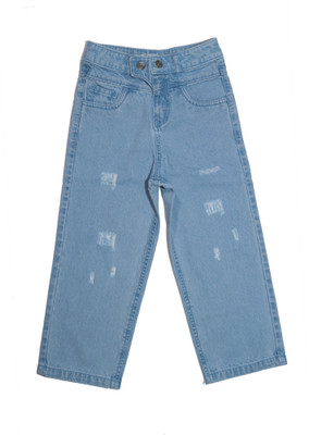Ywee Straight Fit Girls Light Blue Jeans