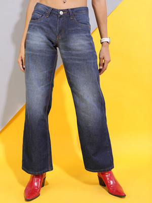 Tokyo Talkies Regular Women Dark Blue Jeans