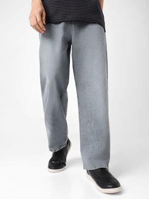 Urbano Fashion Loose Fit Men Grey Jeans