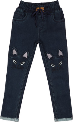 Limcee Slim Boys & Girls Dark Blue Jeans