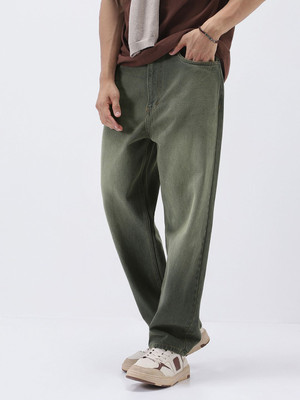 Urbano Fashion Loose Fit Men Dark Grey Jeans