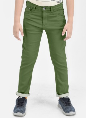 STIGHTLY Regular Boys Dark Green Jeans