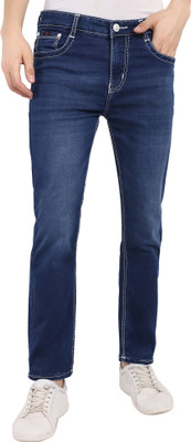 Chemistree Regular Men Dark Blue Jeans