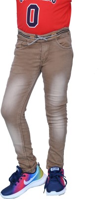 NRP Enterprises Slim Boys Brown Jeans