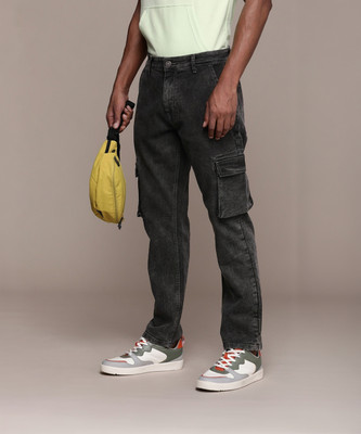 WROGN Relaxed Fit Men Black Jeans