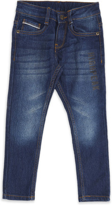 Pantaloons Junior Tapered Fit Boys Blue Jeans