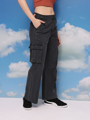 CORSICA Straight Fit Women Black Jeans