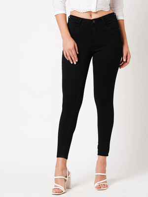 Kraus Jeans Women High-Rise Slimming Skinny Jeans Slim Women Black Jeans