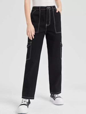 Karvaan Fashions Regular Women Black Jeans