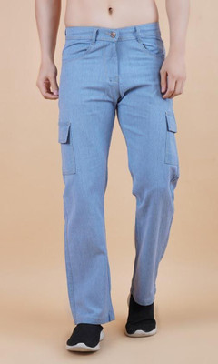 Nalaka Loose Fit Men Light Blue Jeans