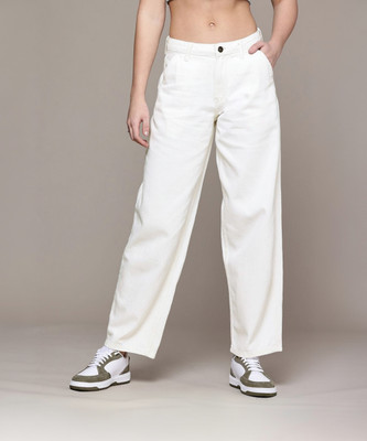 Roadster Straight Fit Women White Jeans