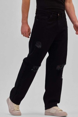 Snitch Flared Men Black Jeans