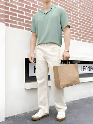 EVERGREEN ENTERPRISE Relaxed Fit Men Beige Jeans