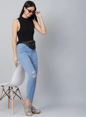 C2FH Skinny Women Light Blue Jeans