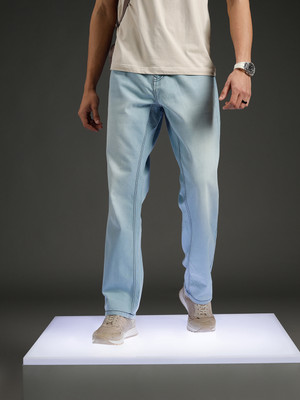 WROGN Straight Fit Men Blue Jeans