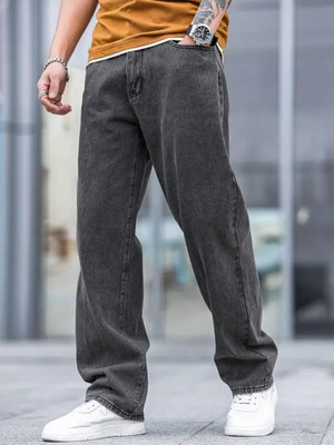 Jeancherry Relaxed Fit Men Grey Jeans